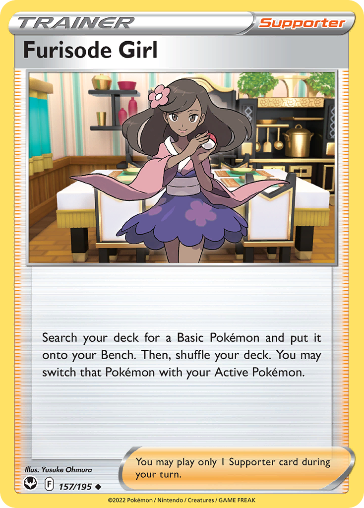 Furisode Girl Pokémon card