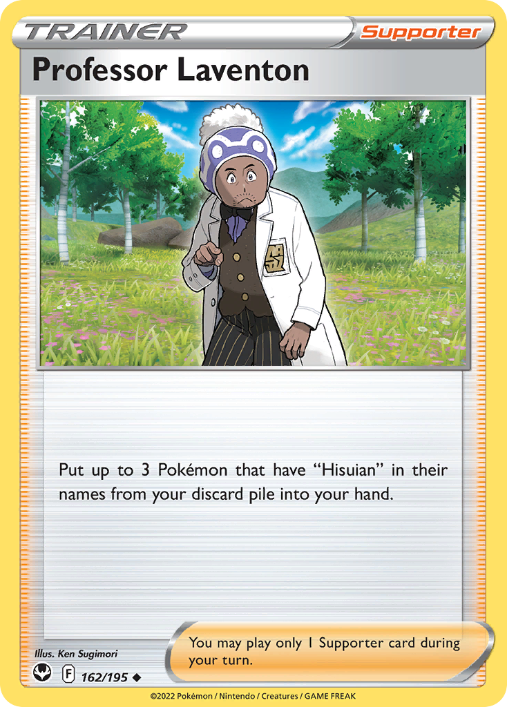 Professor Laventon Pokémon card