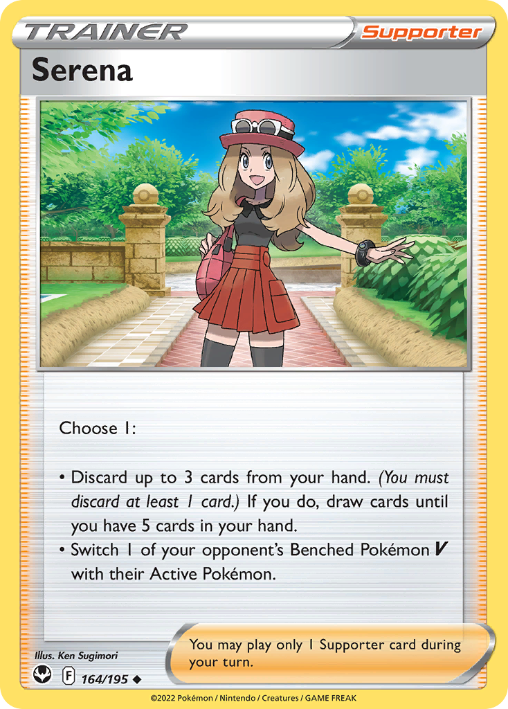 Serena Pokémon card