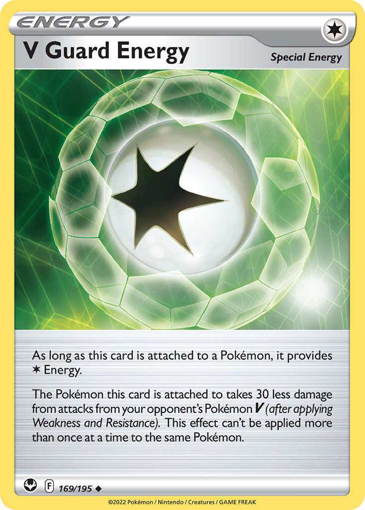 V Guard Energy Pokémon card