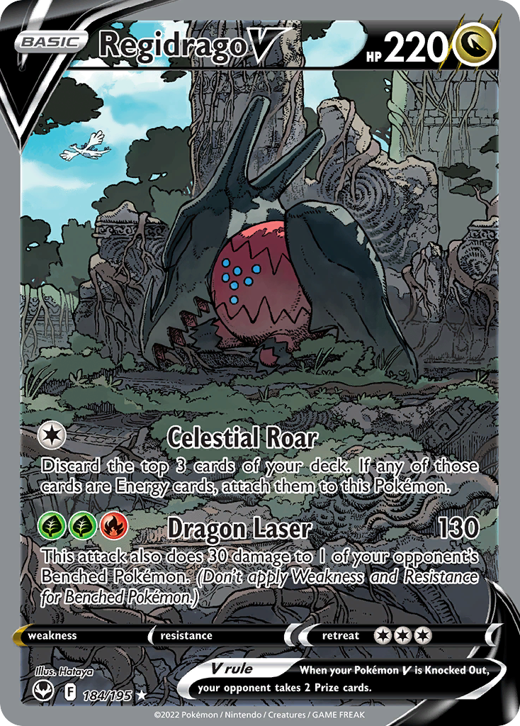 Regidrago V Pokémon card