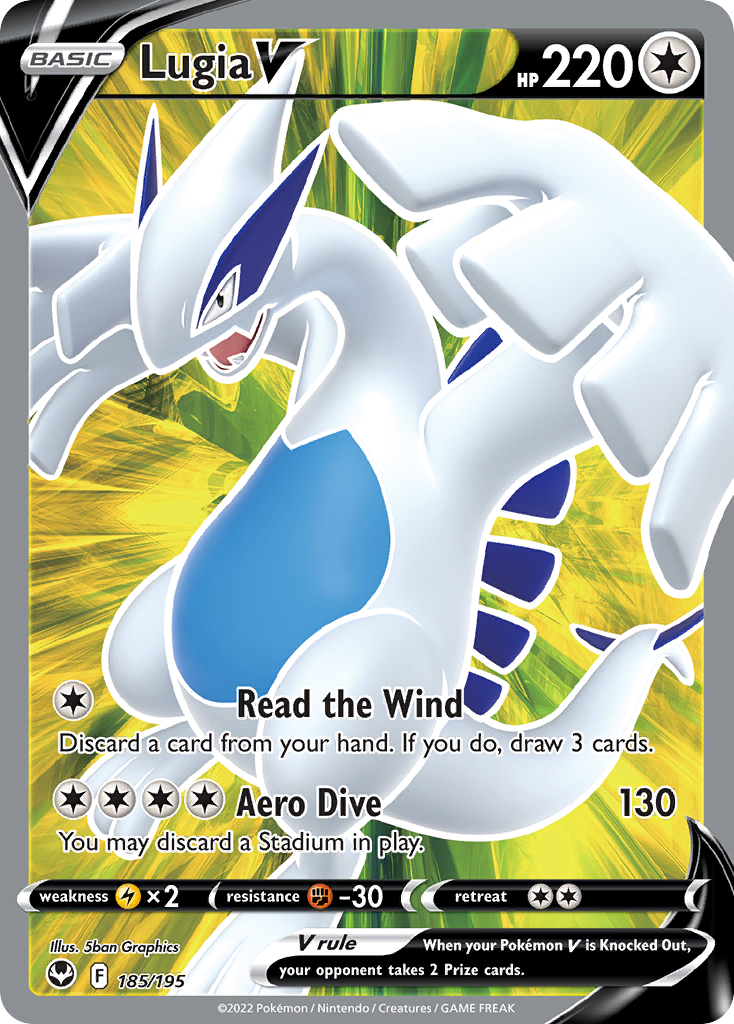 Lugia V Pokémon card