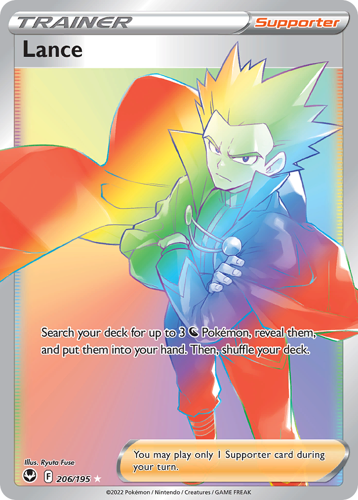 Lance Pokémon card