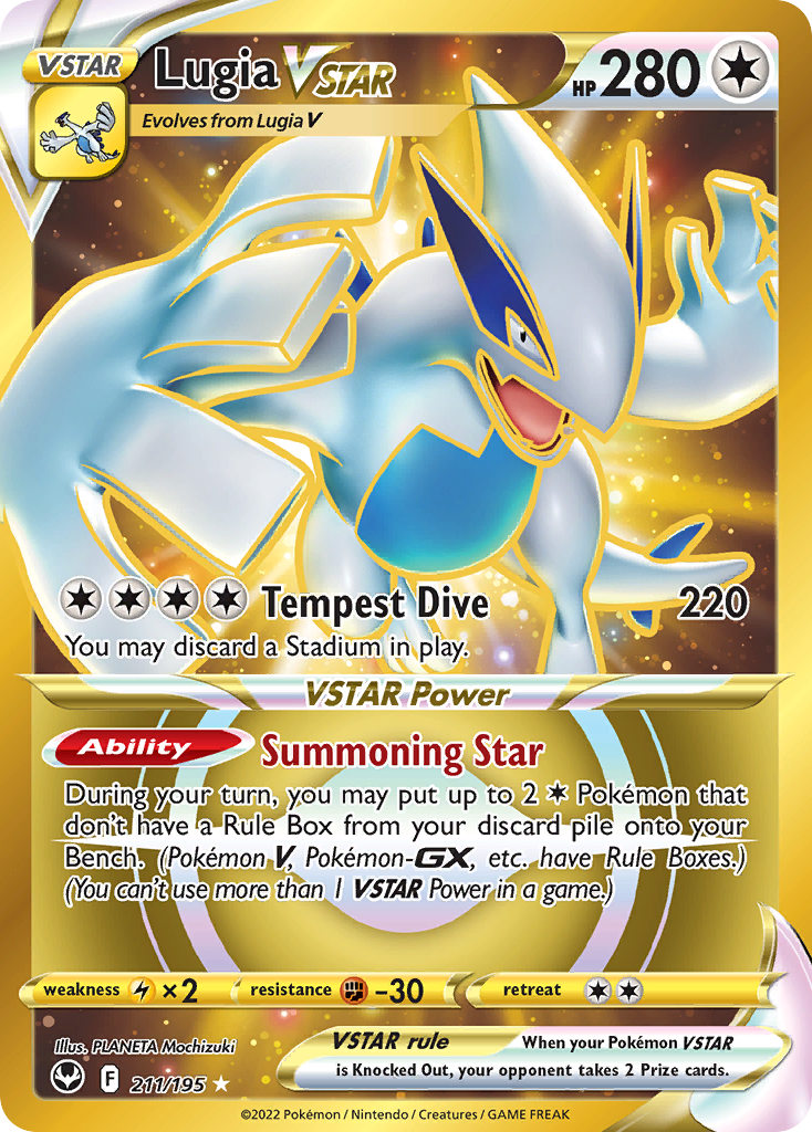 Lugia VSTAR Pokémon card