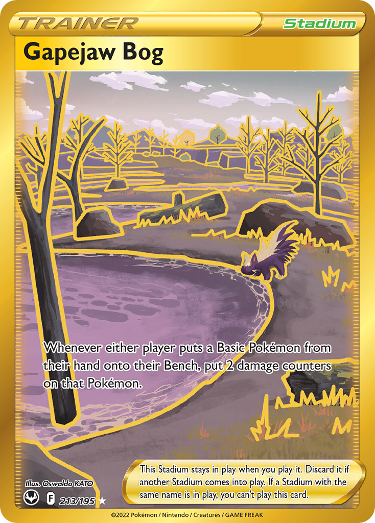 Gapejaw Bog Pokémon card
