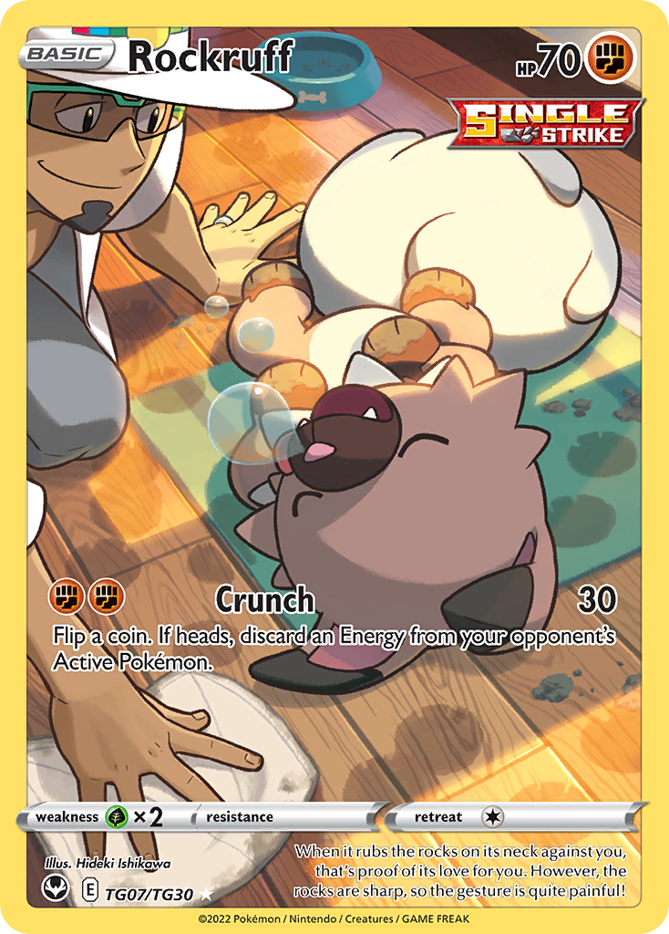 Rockruff Pokémon card