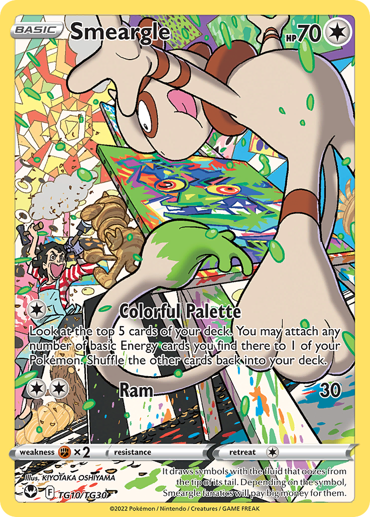 Smeargle Pokémon card