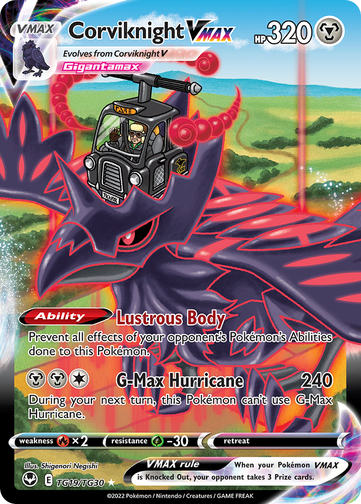 Corviknight VMAX Pokémon card