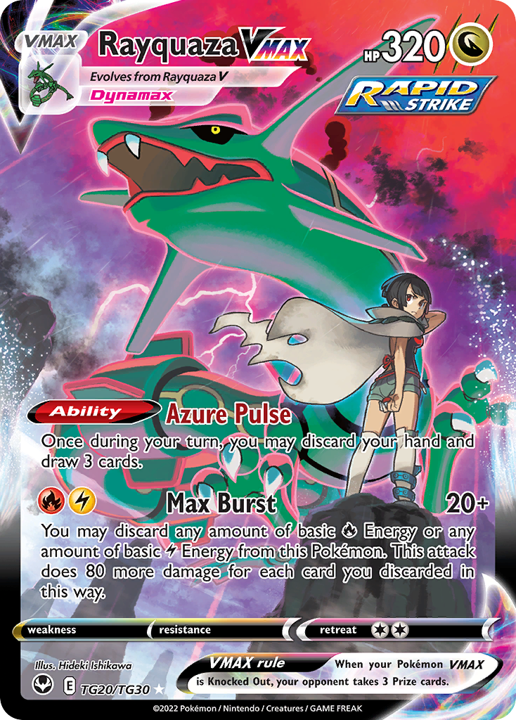 Rayquaza VMAX Pokémon card