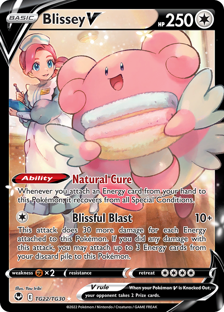 Blissey V Pokémon card
