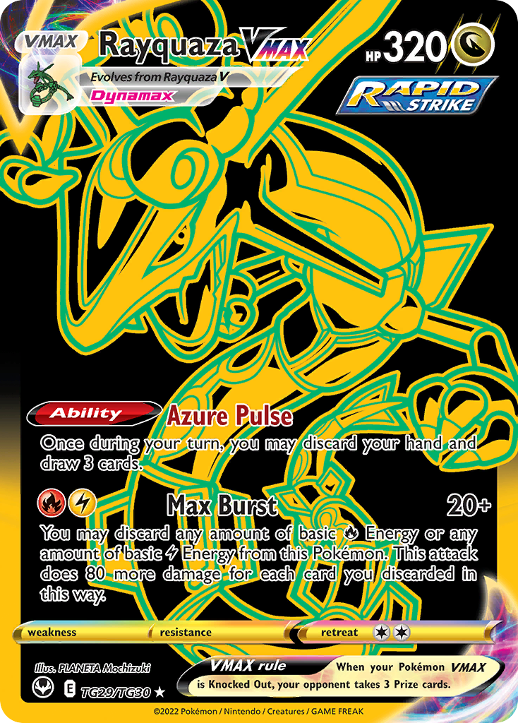 Rayquaza VMAX Pokémon card