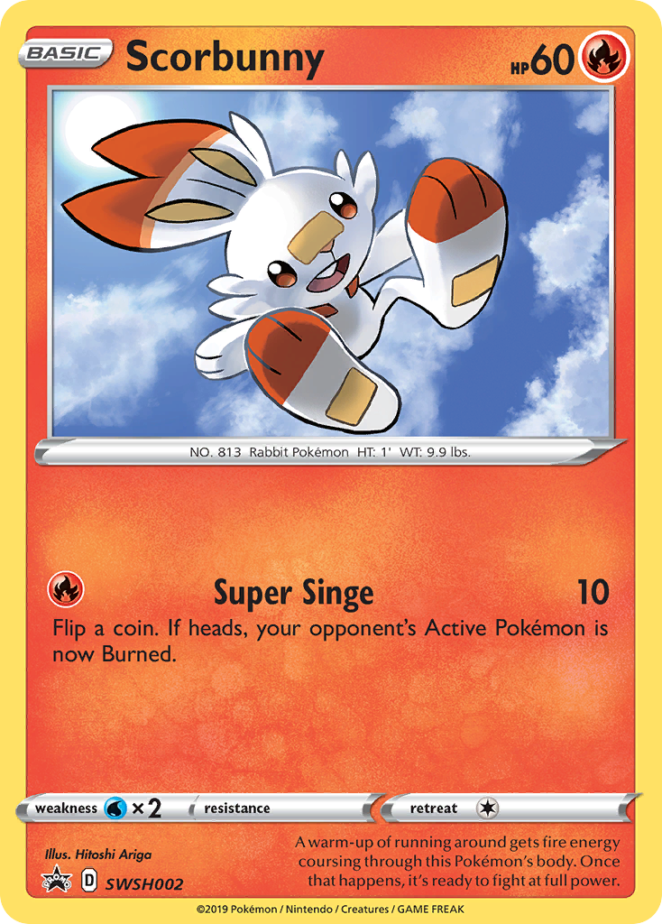 Scorbunny Pokémon card