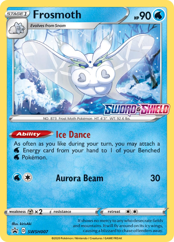 Frosmoth Pokémon card
