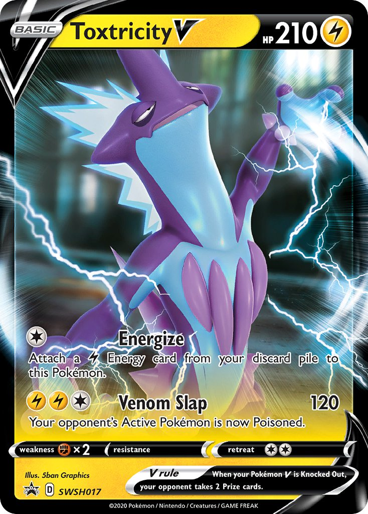 Toxtricity V Pokémon card