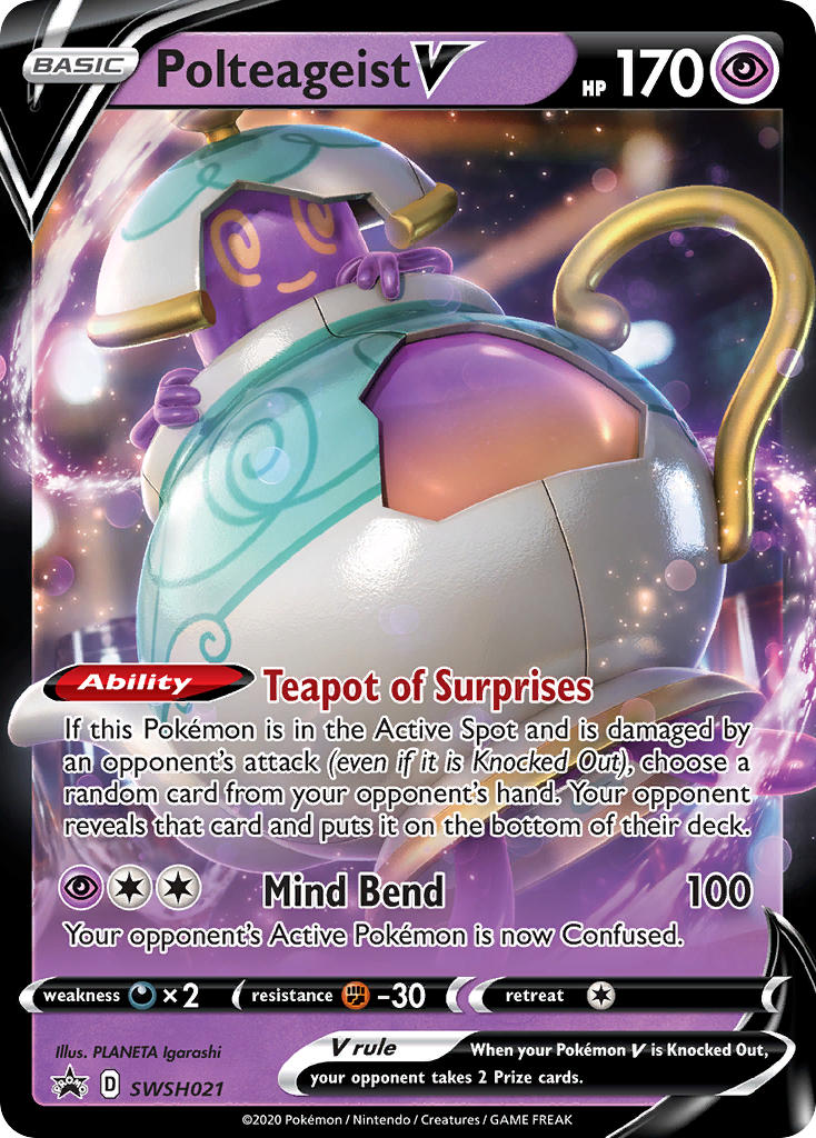 Polteageist V Pokémon card