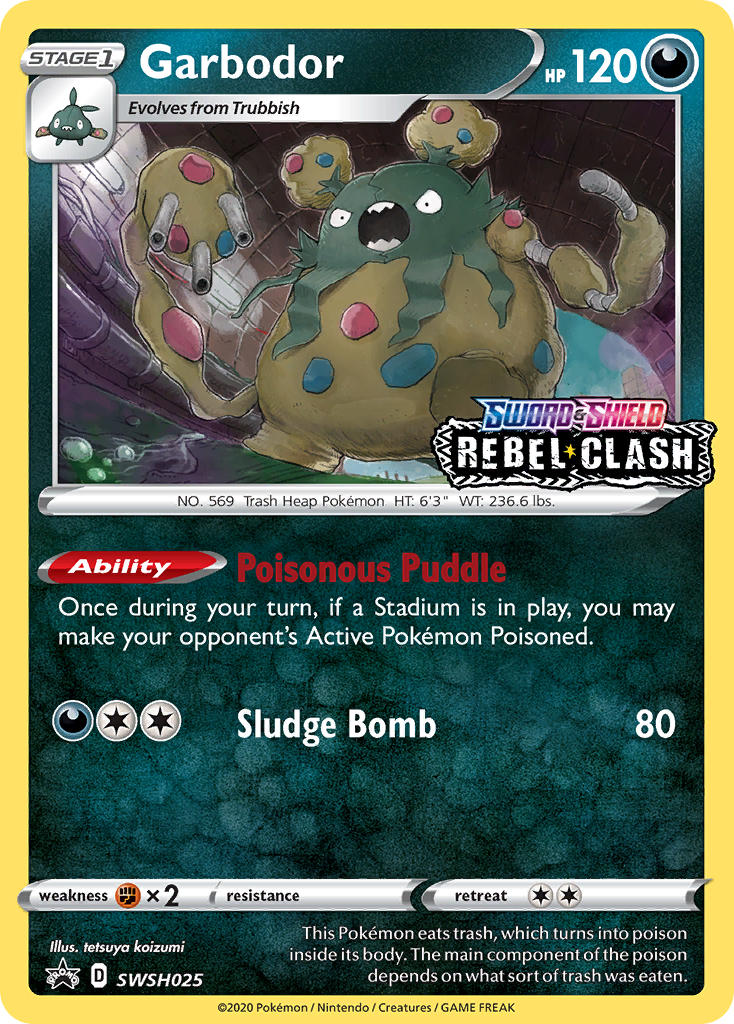 Garbodor Pokémon card