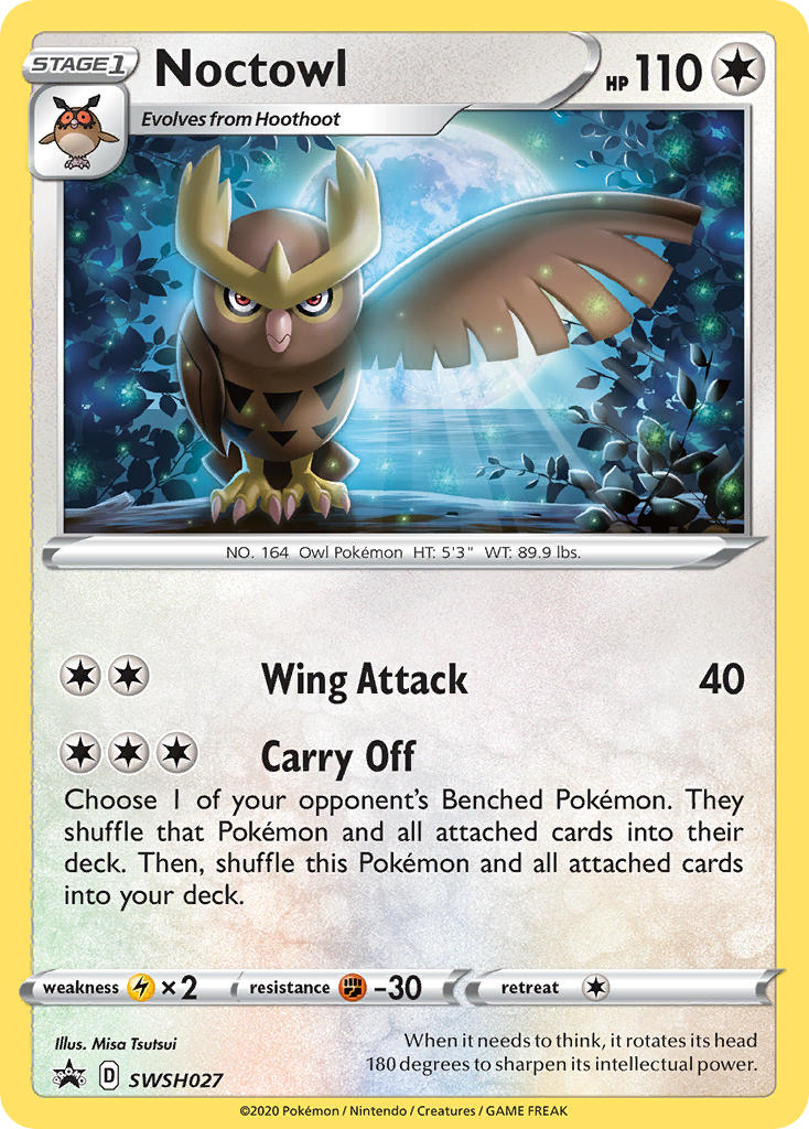Noctowl Pokémon card