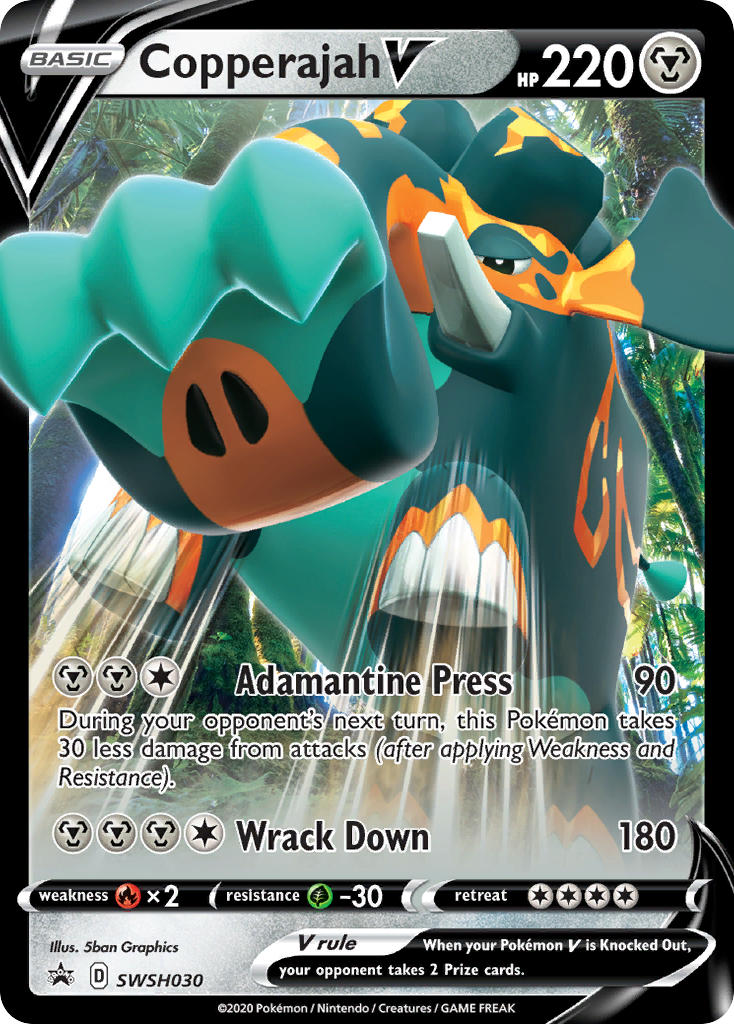 Copperajah V Pokémon card