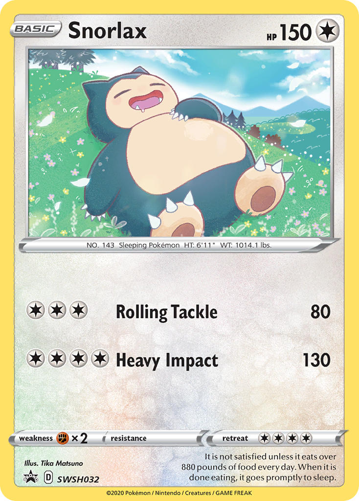 Snorlax Pokémon card