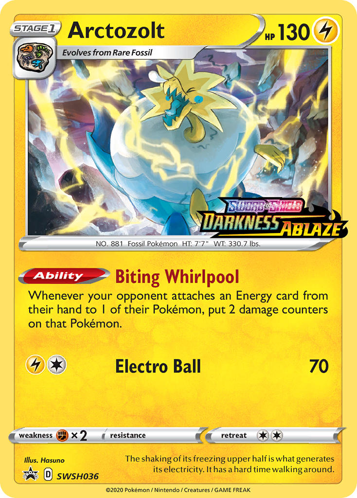 Arctozolt Pokémon card