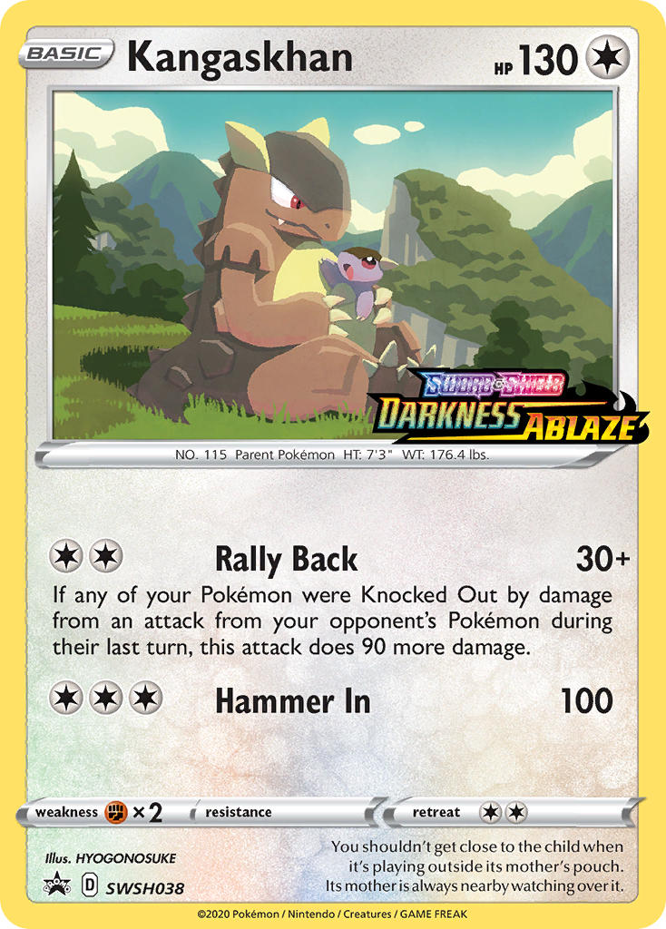 Kangaskhan Pokémon card