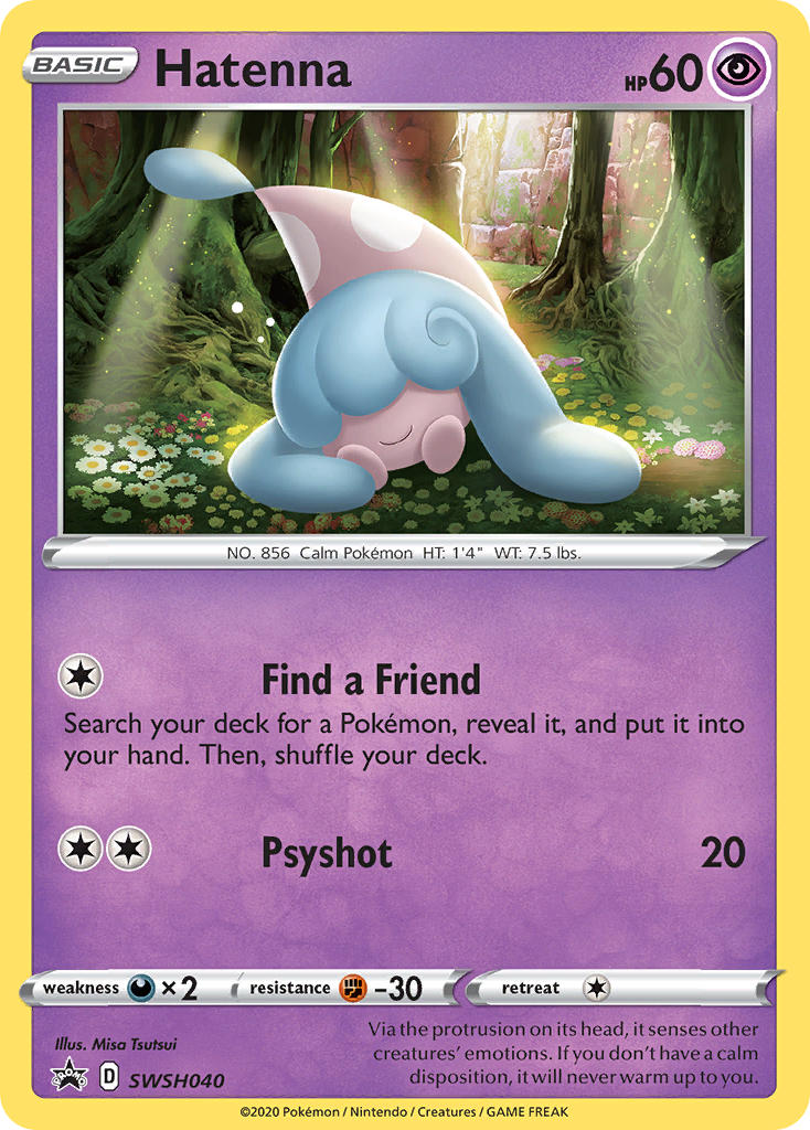 Hatenna Pokémon card