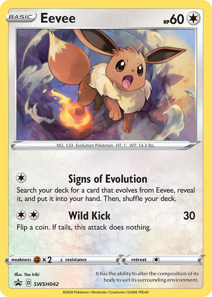 Eevee Pokémon card
