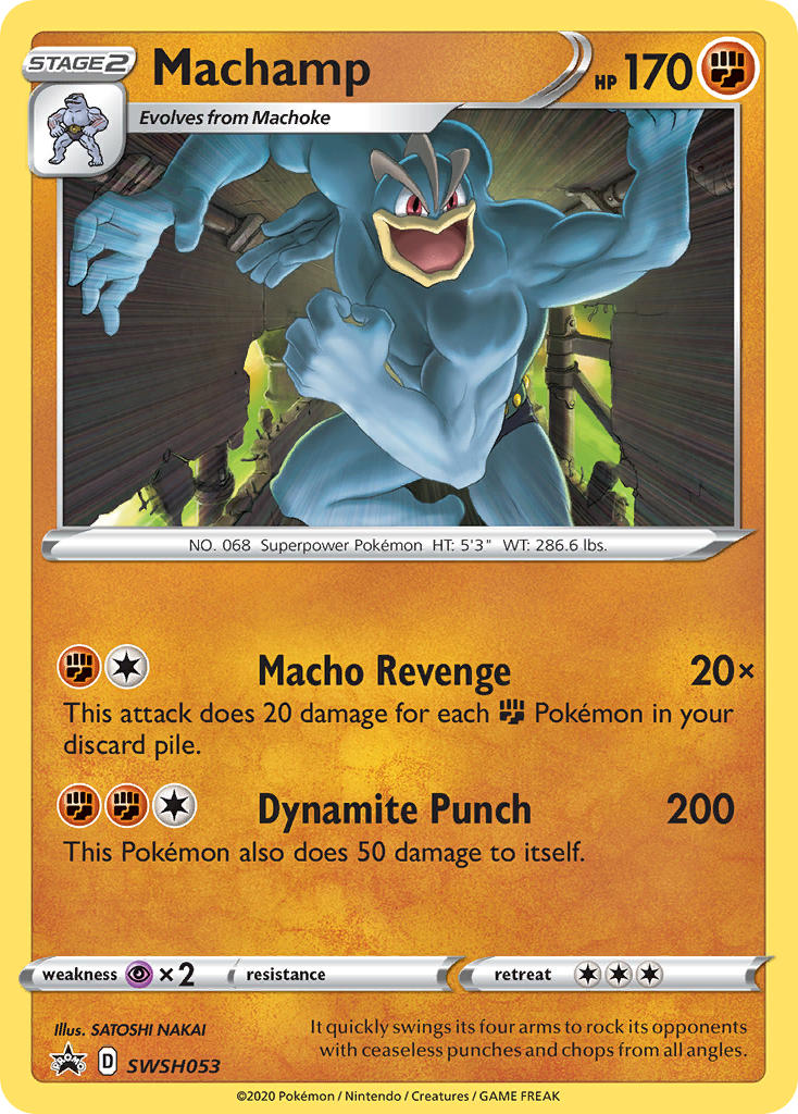 Machamp Pokémon card