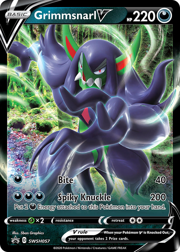 Grimmsnarl V Pokémon card