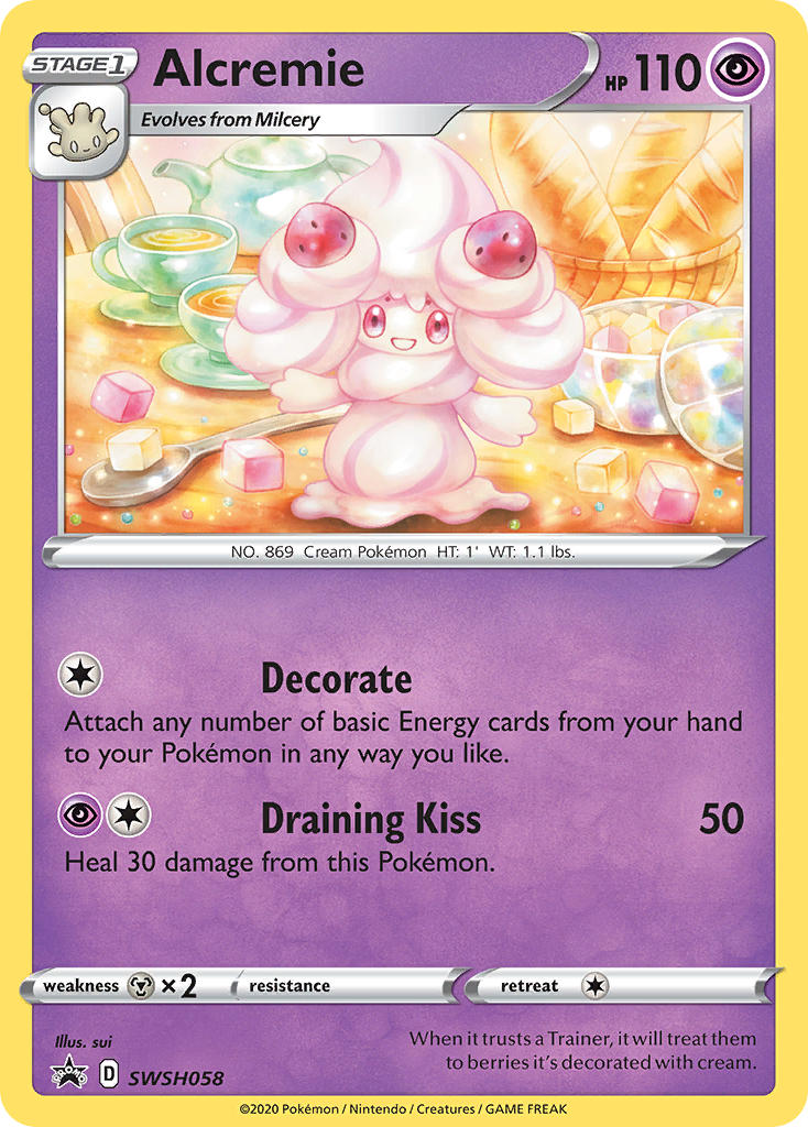 Alcremie Pokémon card