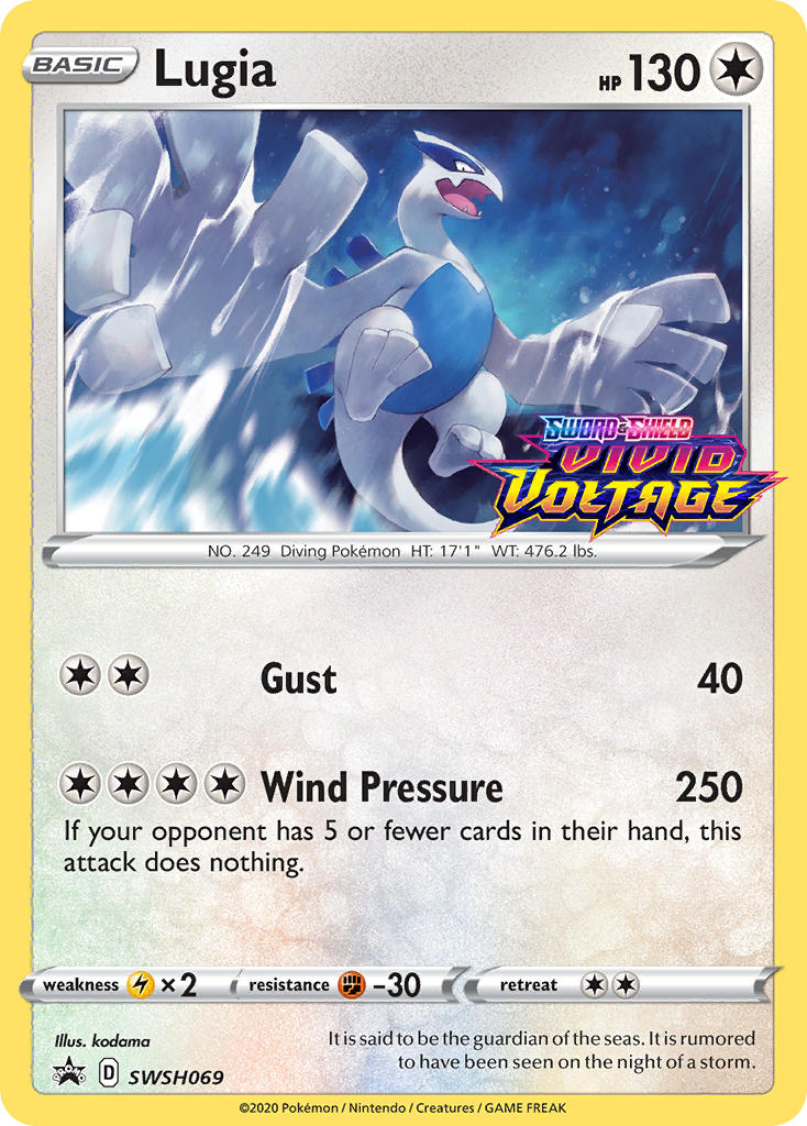 Lugia Pokémon card
