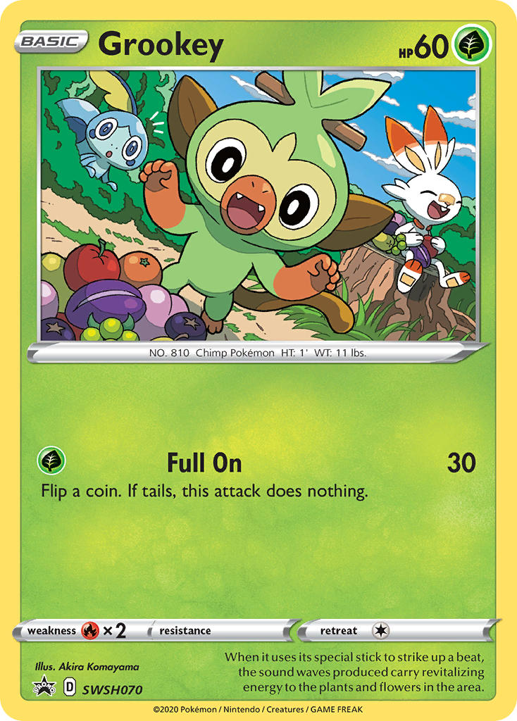Grookey Pokémon card