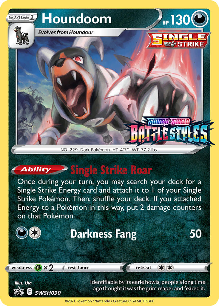 Houndoom Pokémon card