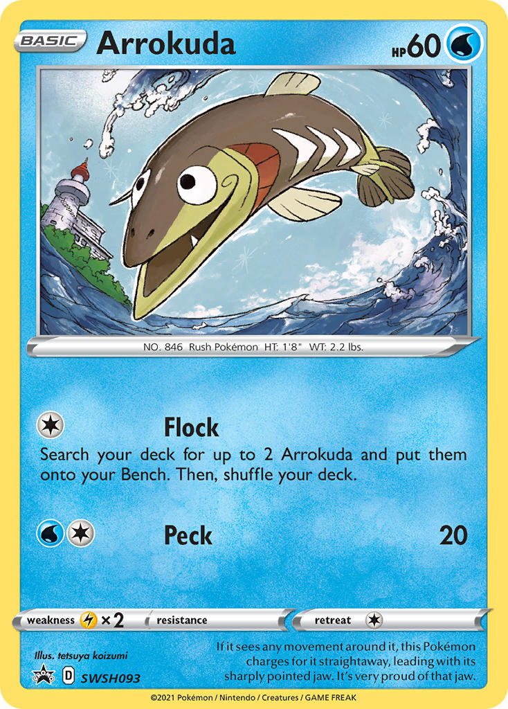 Arrokuda Pokémon card