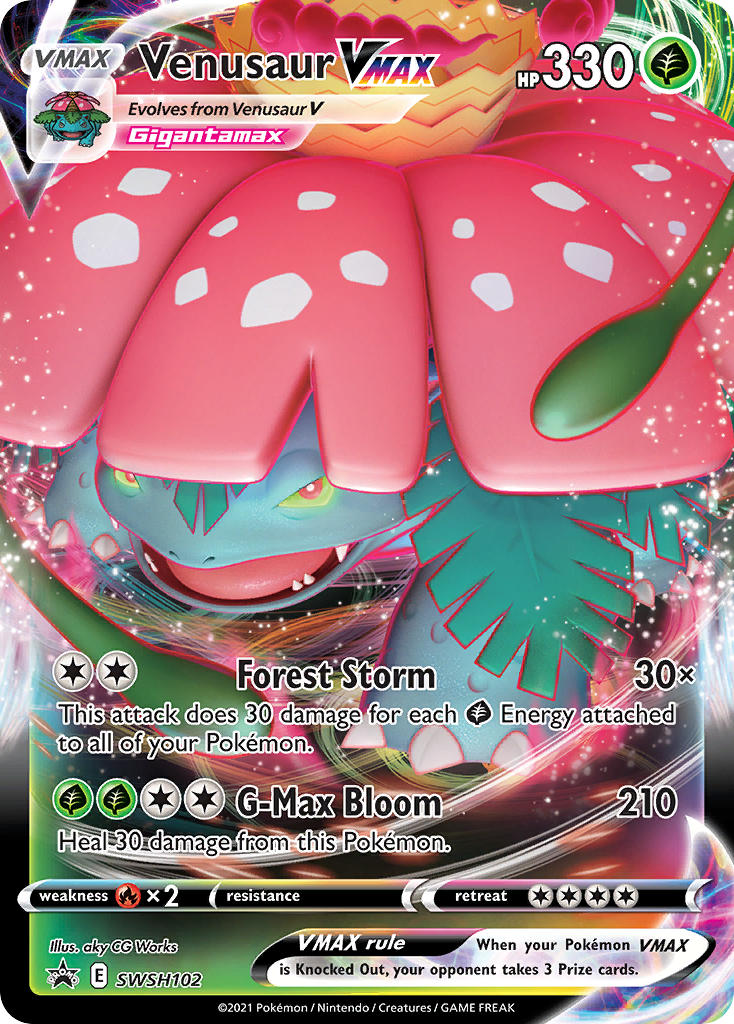 Venusaur VMAX Pokémon card