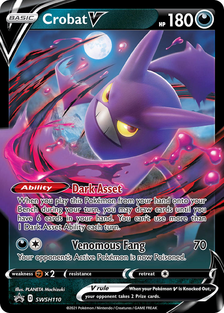 Crobat V Pokémon card