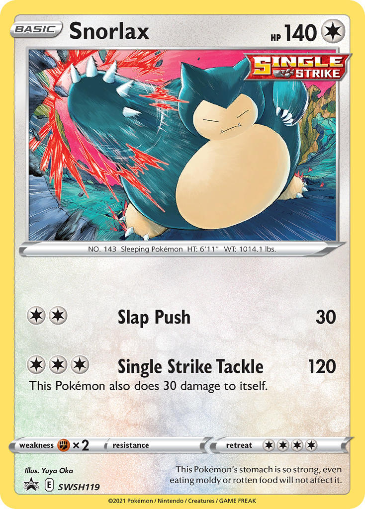 Snorlax Pokémon card