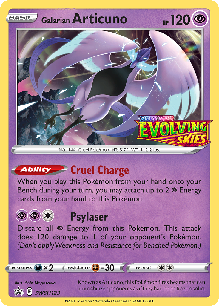 Galarian Articuno Pokémon card