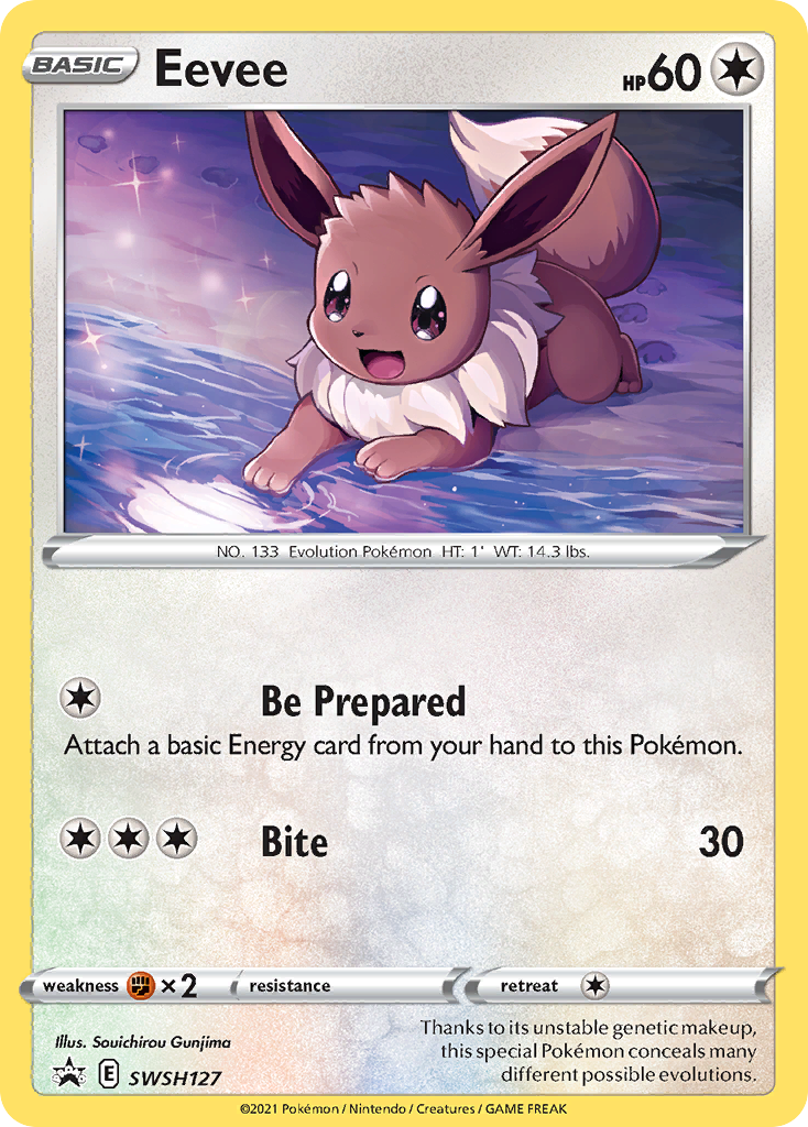 Eevee Pokémon card