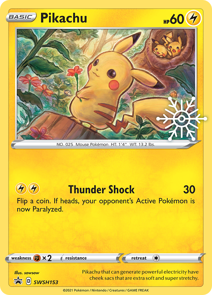 Pikachu Pokémon card
