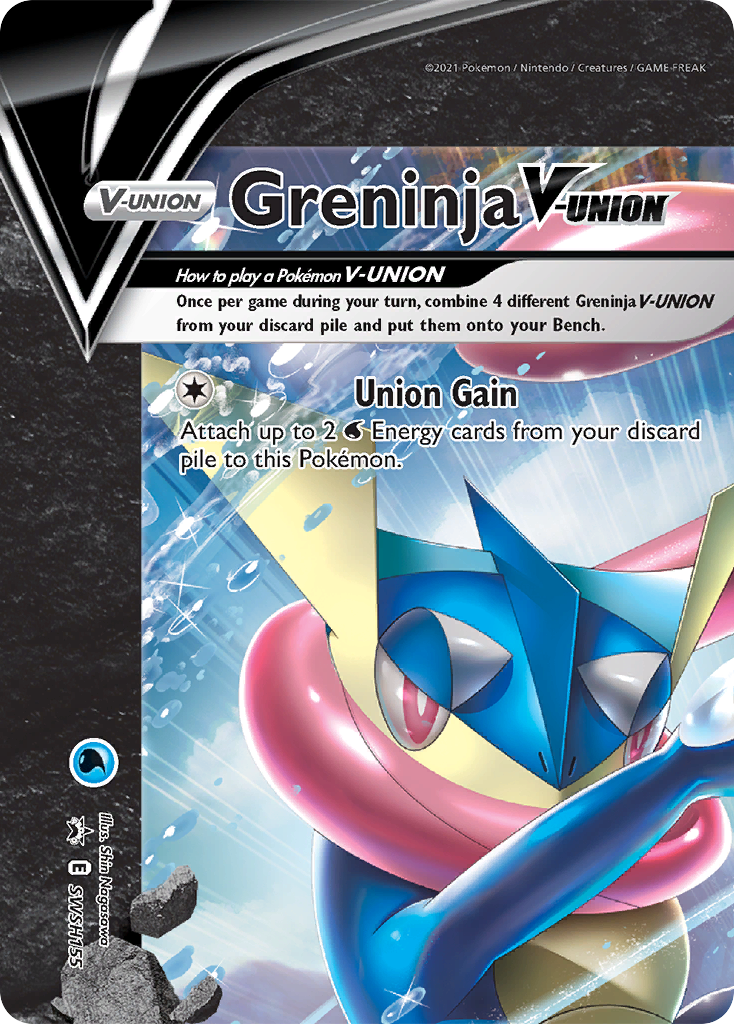 Greninja V-UNION Pokémon card