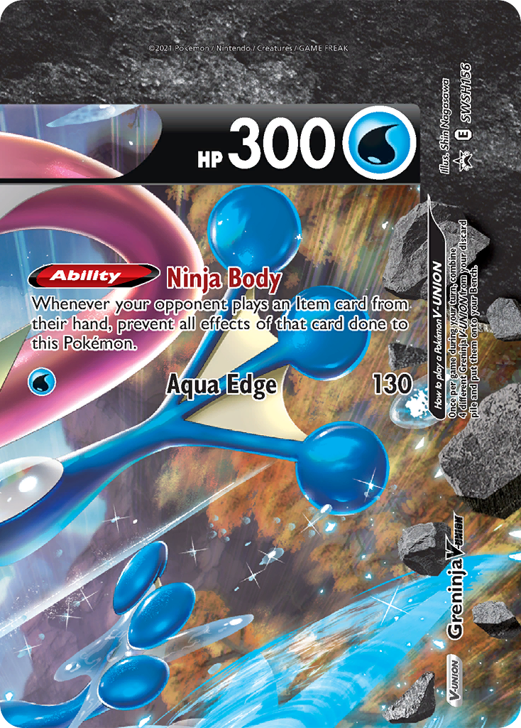 Greninja V-UNION Pokémon card