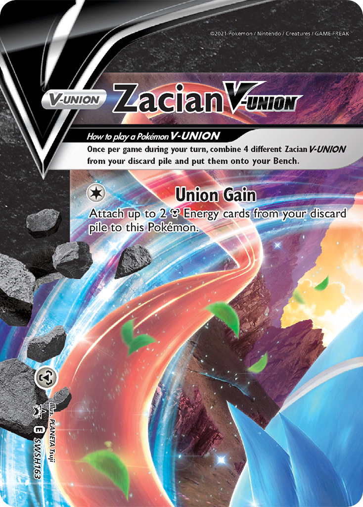 Zacian V-UNION Pokémon card