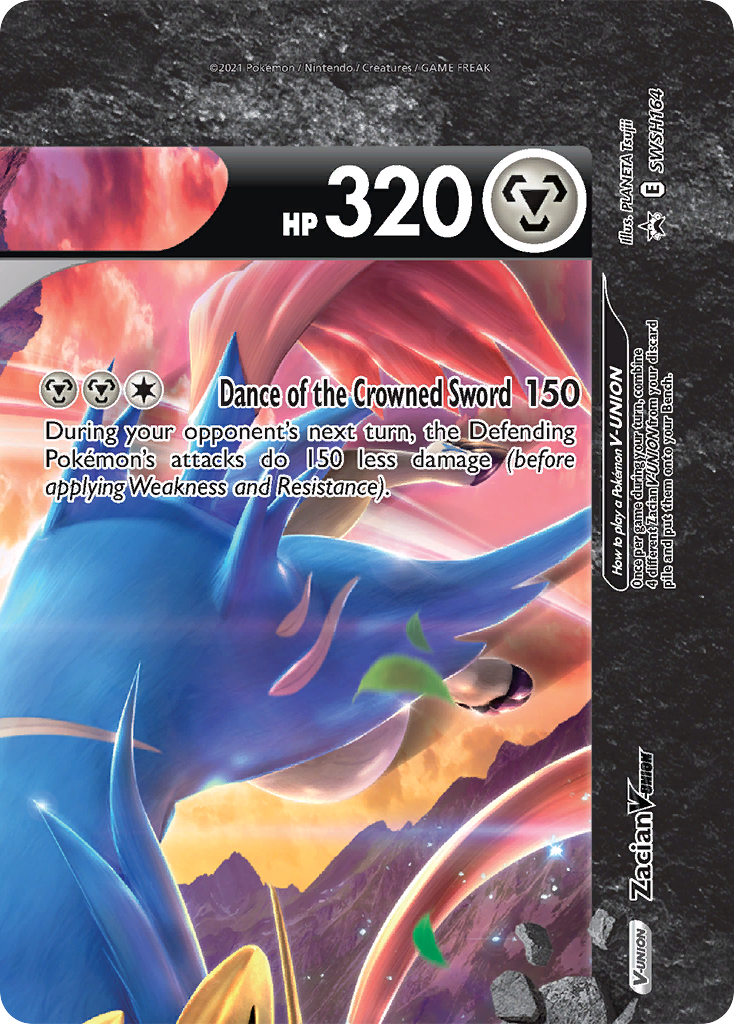 Zacian V-UNION Pokémon card
