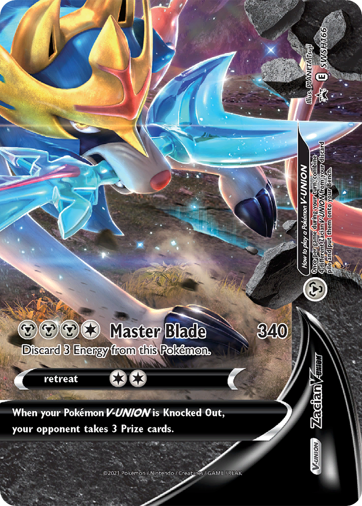 Zacian V-UNION Pokémon card