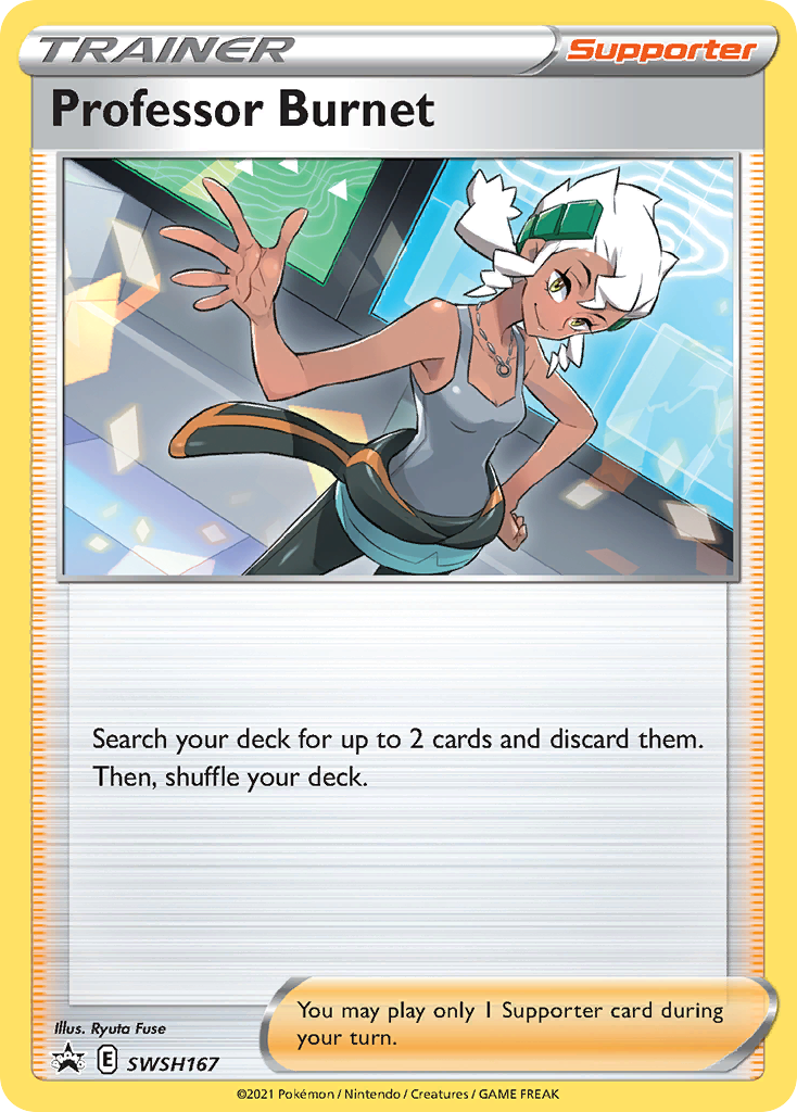 Professor Burnet Pokémon card