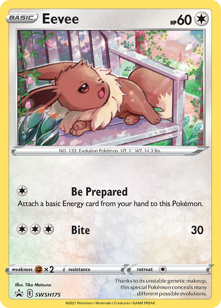 Eevee Pokémon card