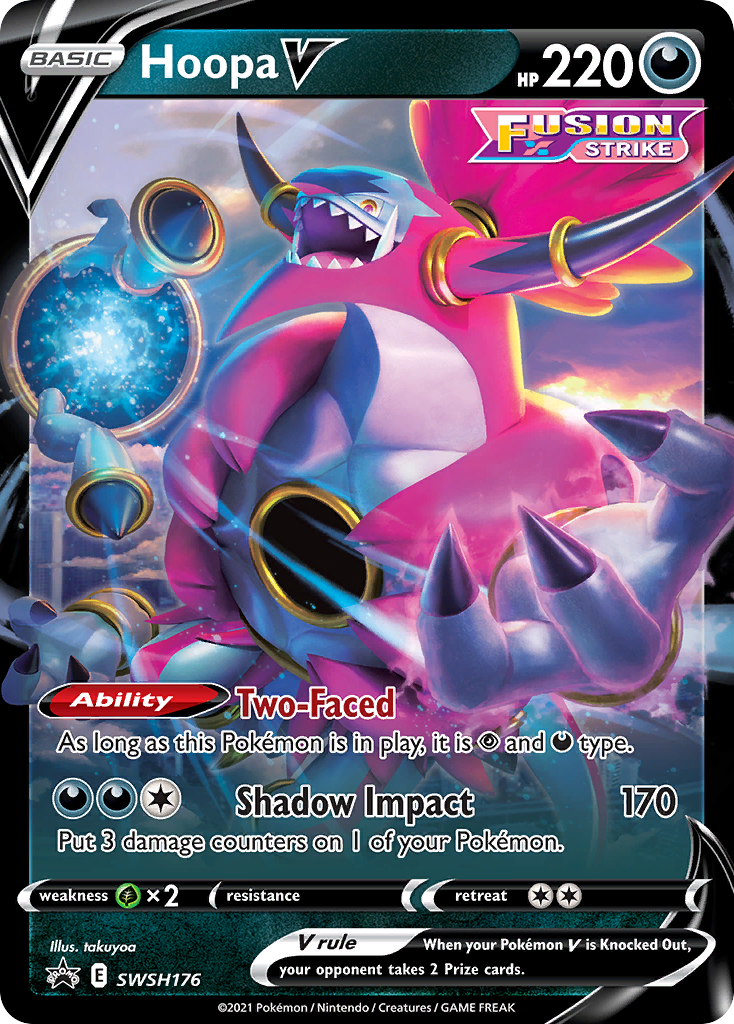 Hoopa V Pokémon card