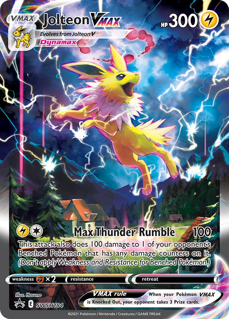 Jolteon VMAX Pokémon card