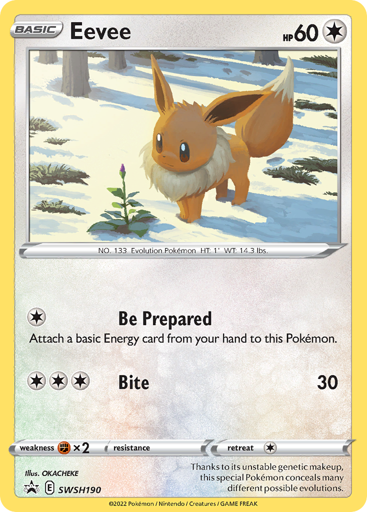 Eevee Pokémon card